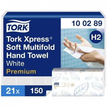 Tork Xpress® miękki ręcznik Multifold w składce wielopanelowej, 21 szt.